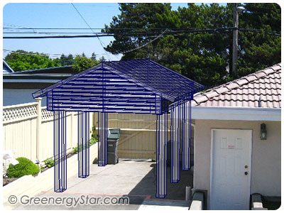 Solar Roof 3D Model